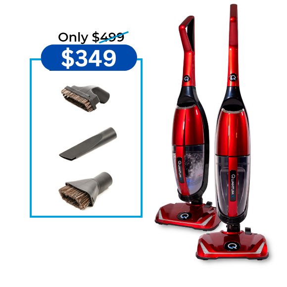 Quantum X Upright Vacuum With Water Filtration - Quantum X Upright Vacuum for only $349 this Mothers Day! - Intelliclean Solutions