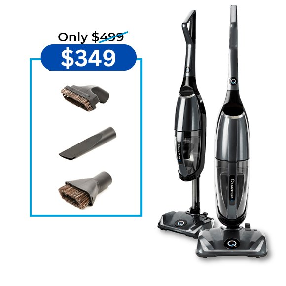 Quantum X Upright Vacuum With Water Filtration - Quantum X Upright Vacuum for only $349 this Mothers Day! - Intelliclean Solutions