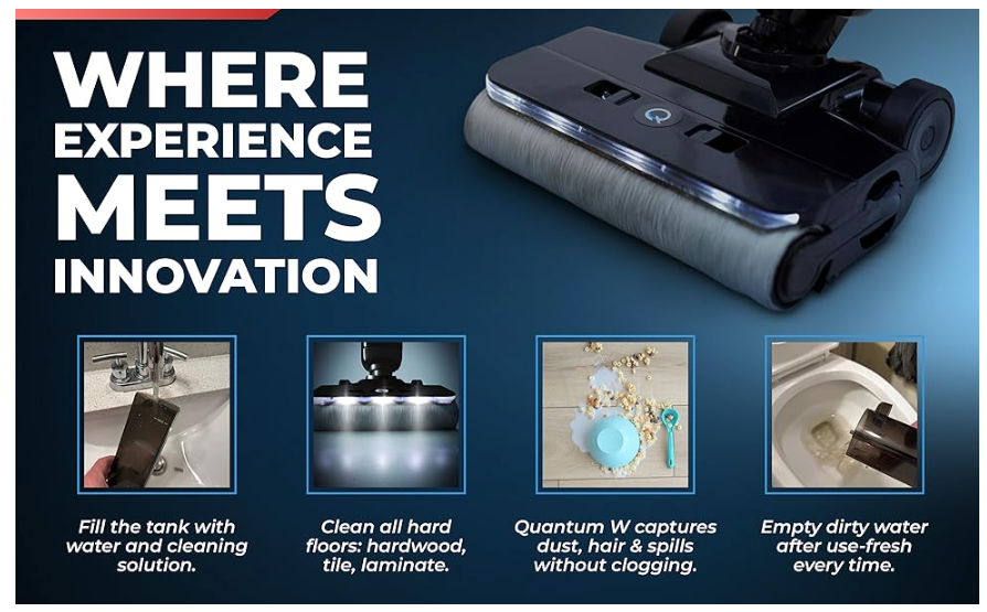The Quantum W: Revolutionizing Home Cleaning with Water Filtration Technology