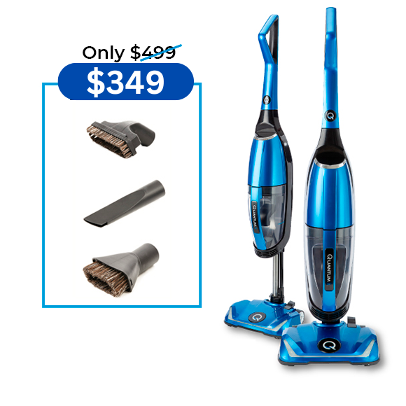 Quantum X Upright Vacuum With Water Filtration - Quantum X Upright Vacuum for only $349 this Mothers Day!