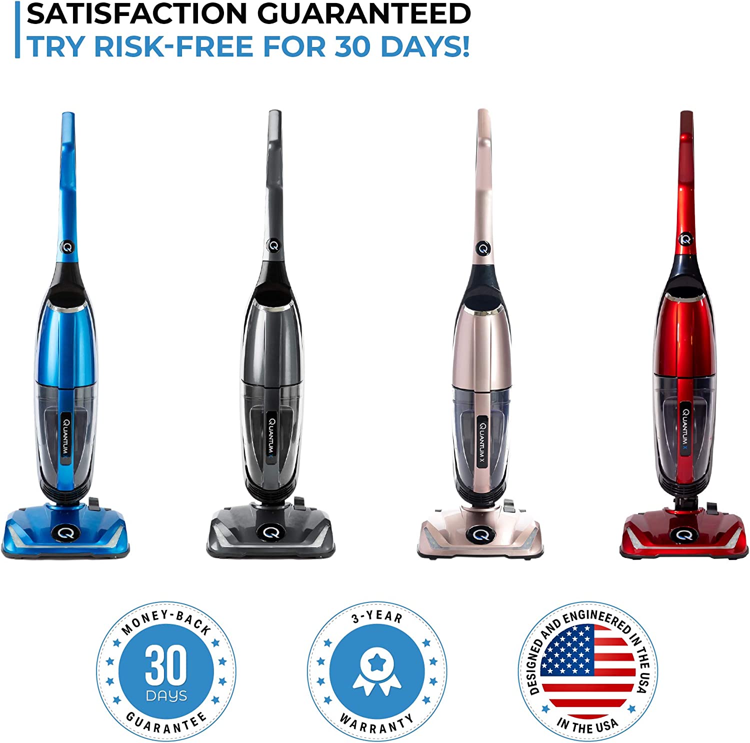 Quantum X Upright Water Filter Vacuum — The Best Bagless Household Vac  Cleaner with Water & MicroSilver Filtration to Clean Wet & Dry Messes -  Pet